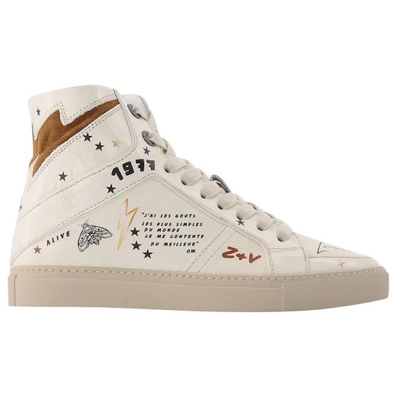 Zadig & Voltaire High Flash Crush Sneakers EUC - size 39 (= 9) - Picture 1 of 10